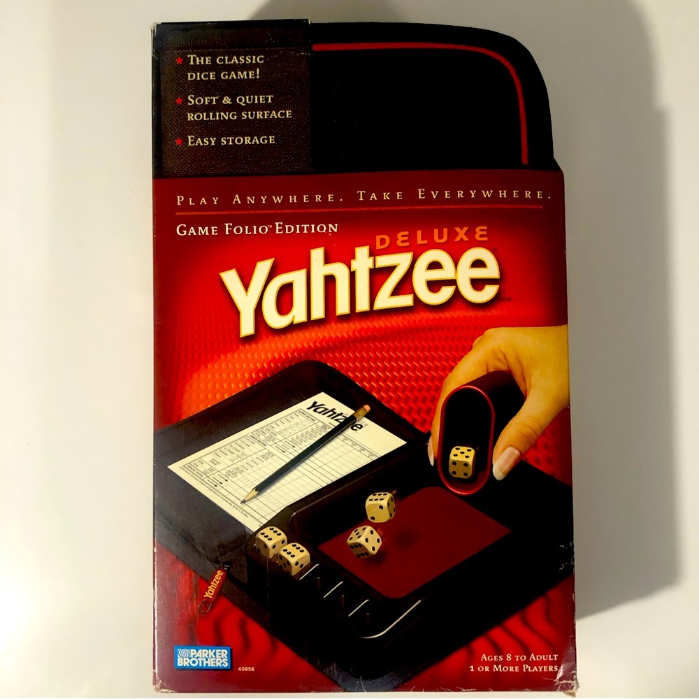 Yahtzee deluxe game folio edition 2003